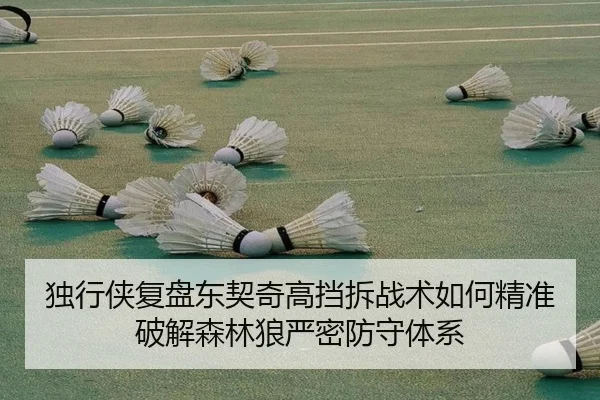 独行侠复盘东契奇高挡拆战术如何精准破解森林狼严密防守体系